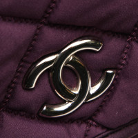 Chanel Sac à bandoulière en Coton en Violet