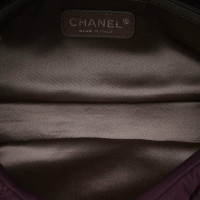 Chanel Sac à bandoulière en Coton en Violet