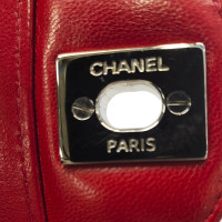 Chanel Sac à bandoulière en Cuir verni en Rouge