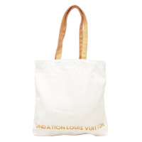 Louis Vuitton Tote Bag aus Canvas in Weiß