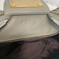 Chloé Paddington Bag Leer in Kaki