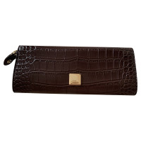 Pollini Clutch Bag Leather in Brown