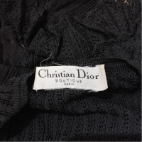 Christian Dior Oberteil aus Viskose in Schwarz