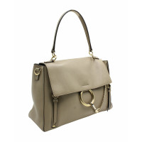 Chloé Faye Bag en Cuir en Gris