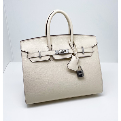 Hermès Birkin Bag 25 Leather in Cream