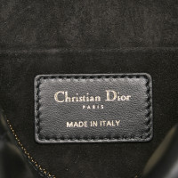 Christian Dior Clutch aus Leder in Schwarz