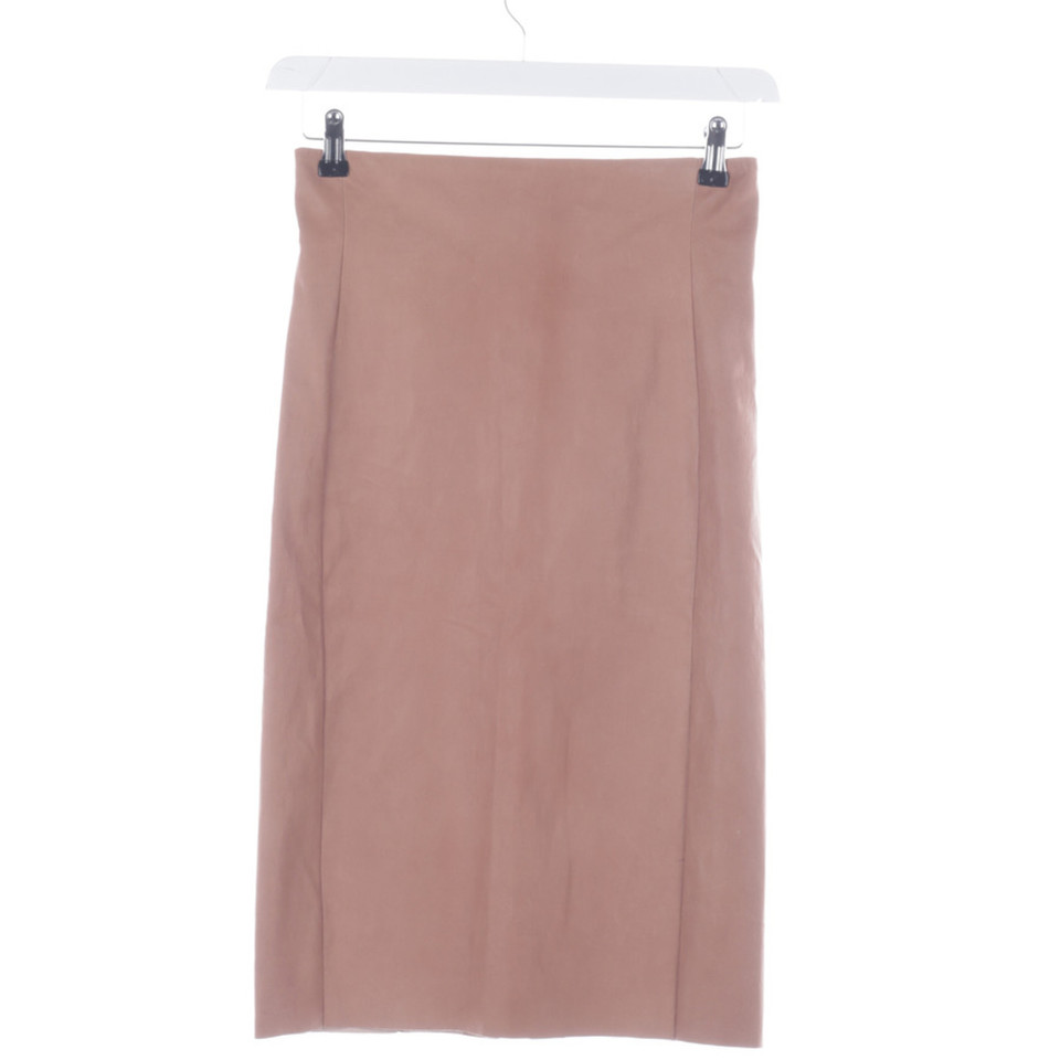 Stouls Skirt Leather in Brown