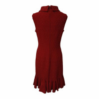 Alaïa Kleid aus Viskose in Rot