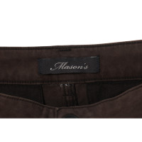 Mason's Hose aus Baumwolle in Khaki