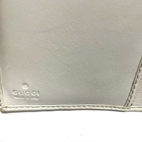 Gucci Sac à main/Portefeuille en Cuir en Blanc