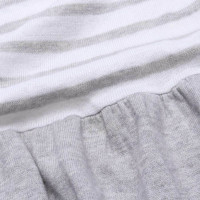 Allude Kleid aus Baumwolle in Grau