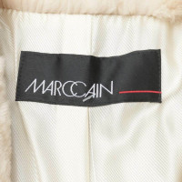 Marc Cain Jacke/Mantel aus Pelz in Weiß