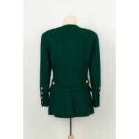 Chanel Jacket/Coat Wool in Green