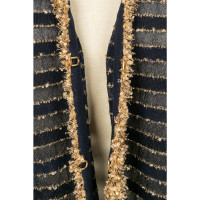 Chanel Jacke/Mantel in Blau