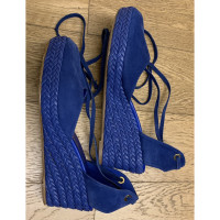 Loro Piana Sandals Suede in Blue