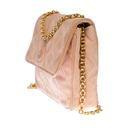 Chanel Flap Bag aus Wildleder in Rosa / Pink
