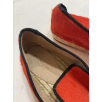 Céline Slippers/Ballerinas Leather in Red