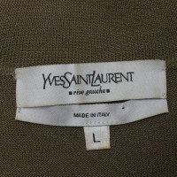 Yves Saint Laurent Top in olijfgroen