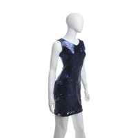 Maje Sequin dress in Silver/Blue
