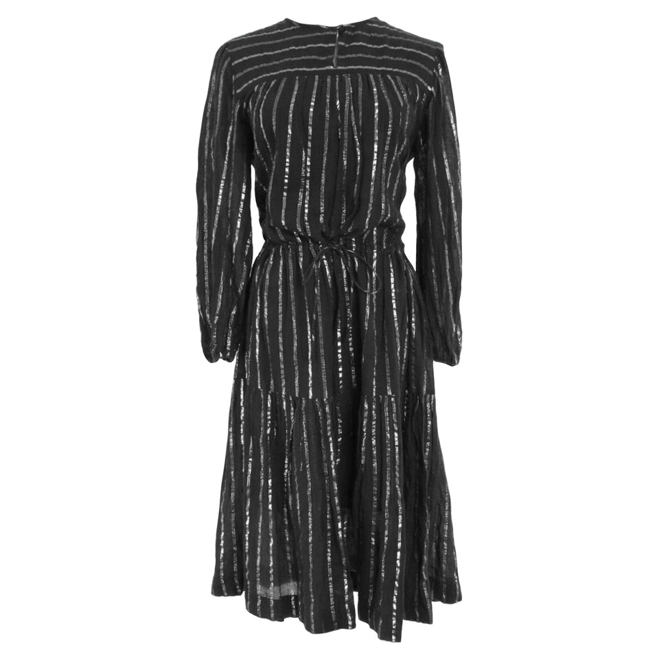 Isabel Marant Etoile Vestito in Cotone in Nero