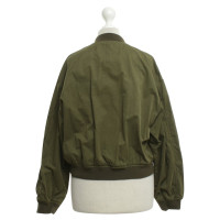 Maje blouson sportivo in verde