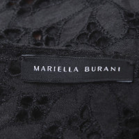 Mariella Burani Kanten jurk in zwart