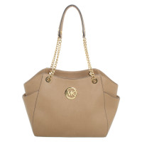 Michael Kors Handtas Leer in Bruin