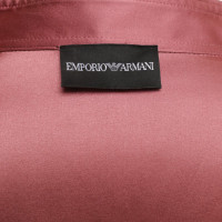 Armani Collezioni Satin blouse in blush pink
