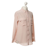Equipment Silk blouse in pink