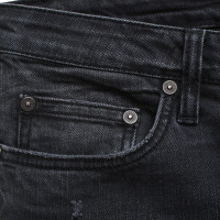 Closed Used-look jeans in dark gray
