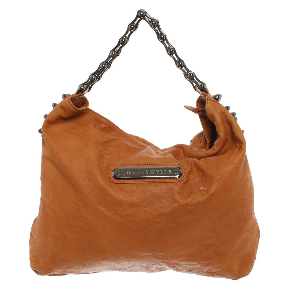 Thomas Wylde Shoulder bag Leather in Brown