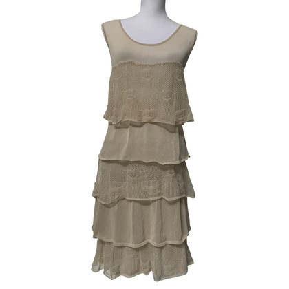 Moschino Cheap And Chic Kleid aus Baumwolle in Beige