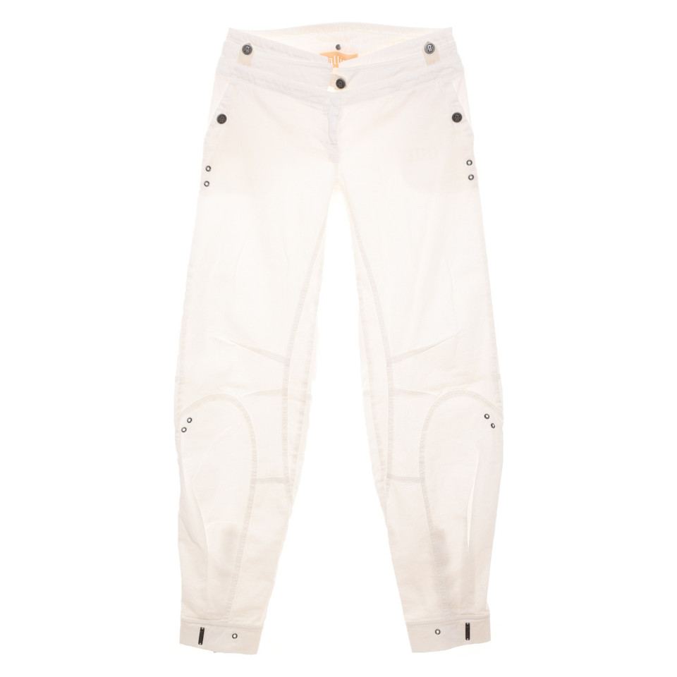 John Galliano Trousers Cotton in White