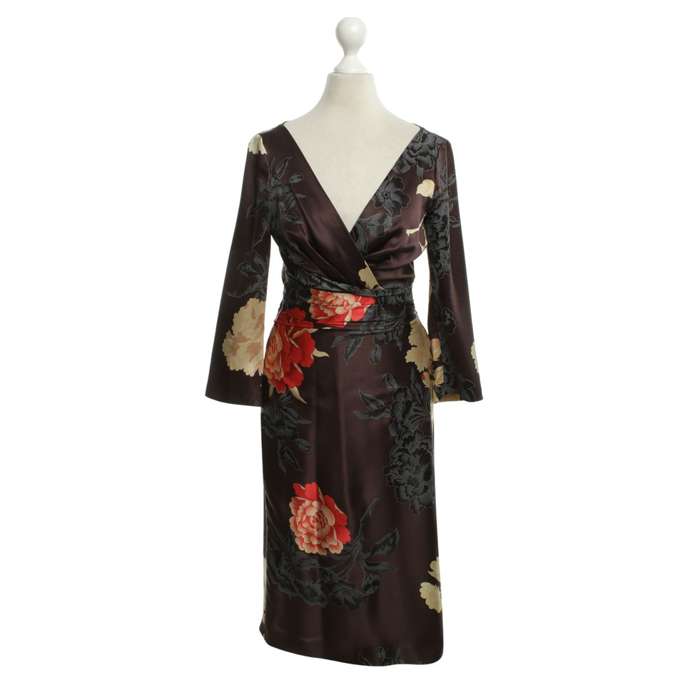 Hugo Boss Silk dress with floral pattern