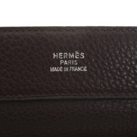 Hermès Shopper aus Leder in Braun