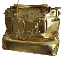 Christian Lacroix Handbag Leather in Gold