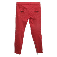 Balmain Jeans en rouge