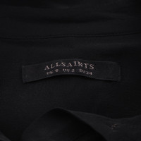 All Saints Zwarte blouse met zijde-inhoud
