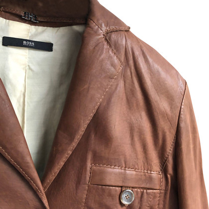 Hugo Boss Blazer Leather in Brown