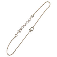 Christian Dior Silver tone rhinestone chain