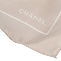 Chanel Zijden sjaal met camelia's