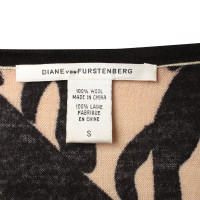 Diane Von Furstenberg Fine knit dress with Tiger pattern