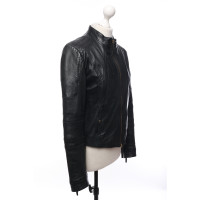 Boss Orange Jacket/Coat Leather in Black