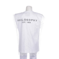 Philosophy Di Lorenzo Serafini Top Cotton in White