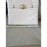 Gianni Versace Shoulder bag Leather in Cream