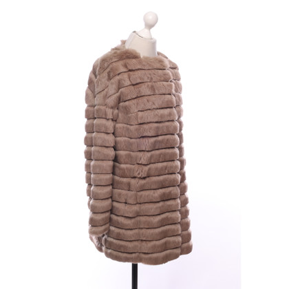 Utzon Jacket/Coat Fur in Taupe