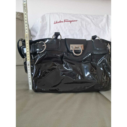 Salvatore Ferragamo Sofia Bag Leather in Khaki