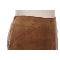 Tara Jarmon Skirt Leather in Ochre