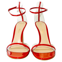 Gianvito Rossi Sandales en Cuir en Rouge