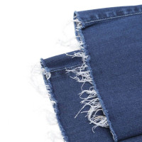 Frame Hose aus Baumwolle in Blau